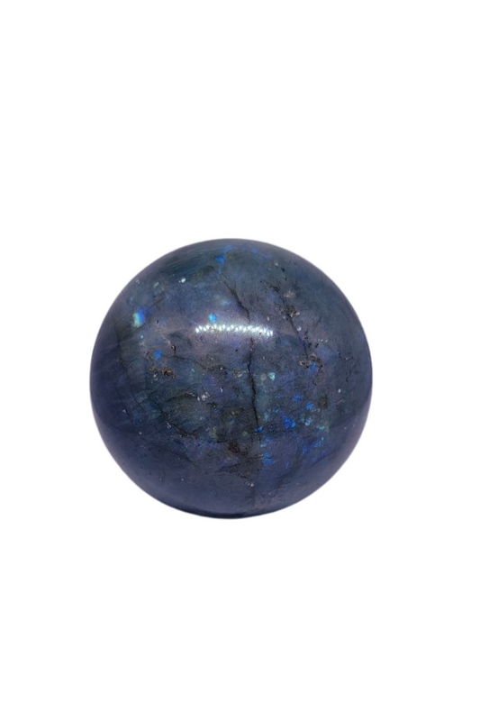 Pierre sphérique labradorite - 900 G - pièce unique - livraison incluse